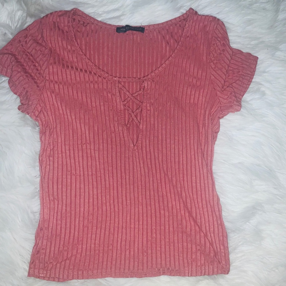 Rose Pink Cross Shirt